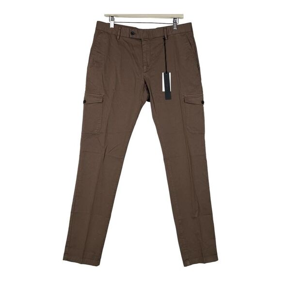 New Dylan Gray Men US 30 Brown Pants Regular Fit Cargo Casual  - Picture 1 of 12